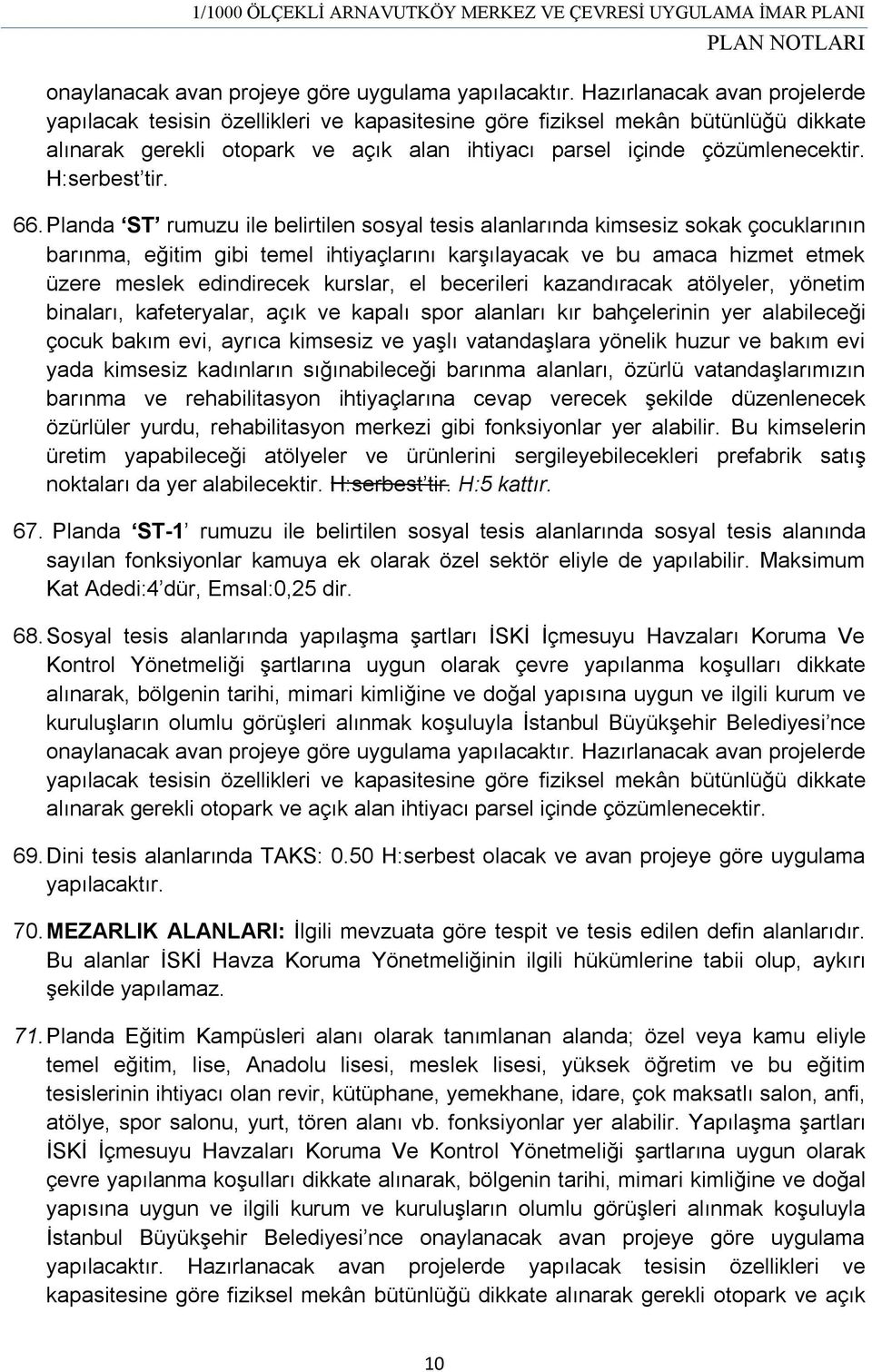 H:serbest tir. 66.