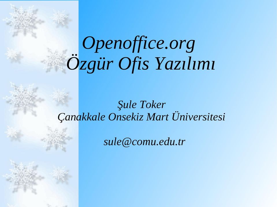 Şule Toker Çanakkale