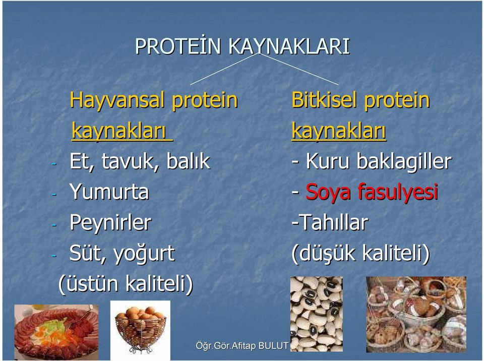 protein kaynakları - Kuru baklagiller - Soya