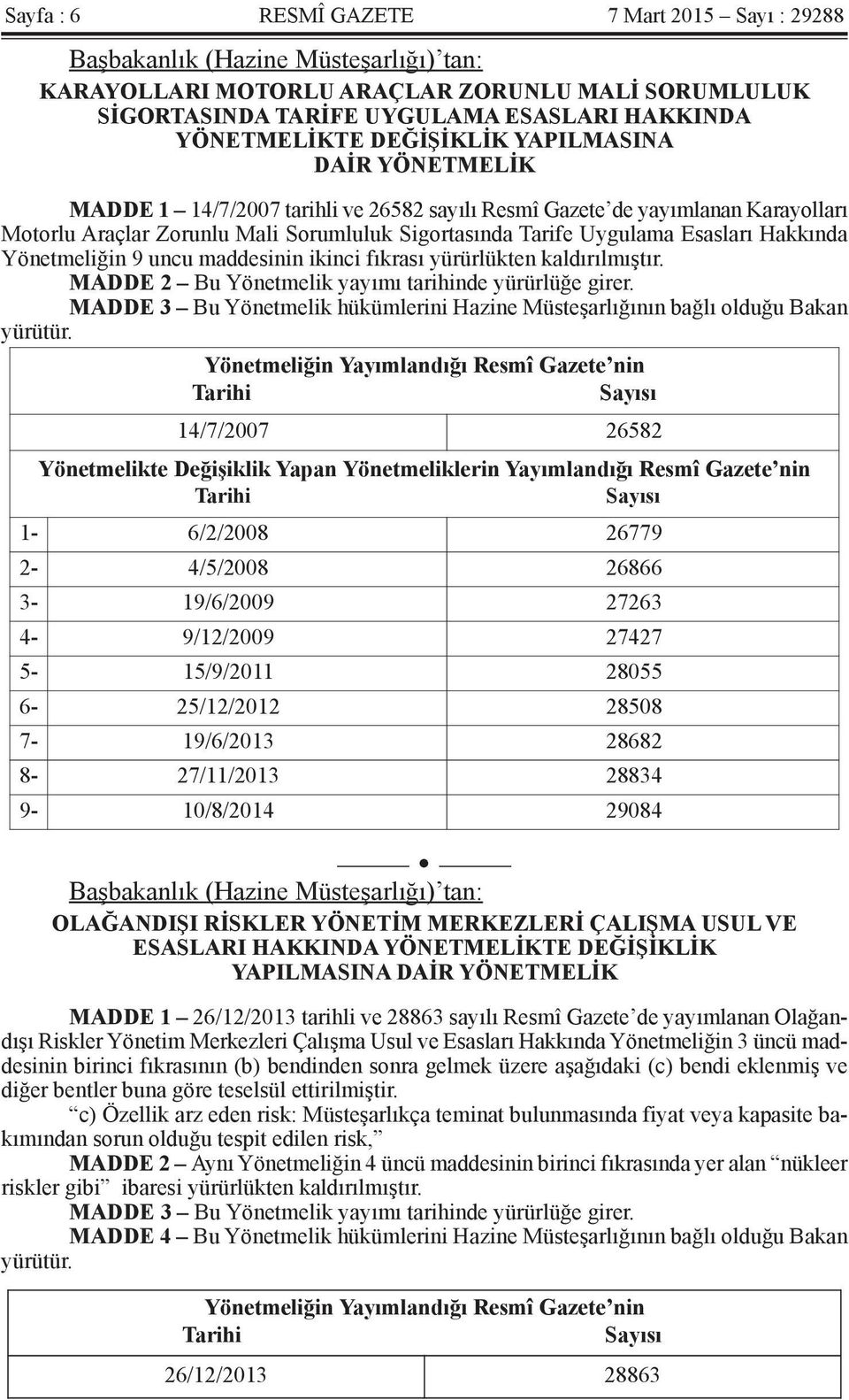 Hakkında Yönetmeliğin 9 uncu maddesinin ikinci fıkrası yürürlükten kaldırılmıştır. MADDE 2 Bu Yönetmelik yayımı tarihinde yürürlüğe girer.