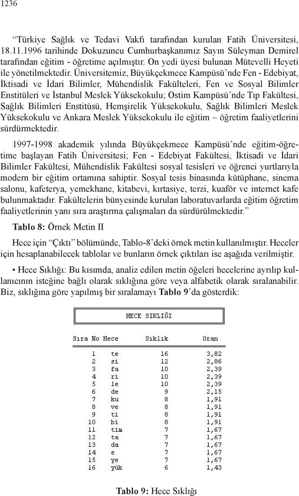 Üniversitemiz, Büyükçekmece Kampüsü nde Fen - Edebiyat, İktisadi ve İdari Bilimler, Mühendislik Fakülteleri, Fen ve Sosyal Bilimler Enstitüleri ve İstanbul Meslek Yükse kokulu; Ostim Kampüsü nde Tıp