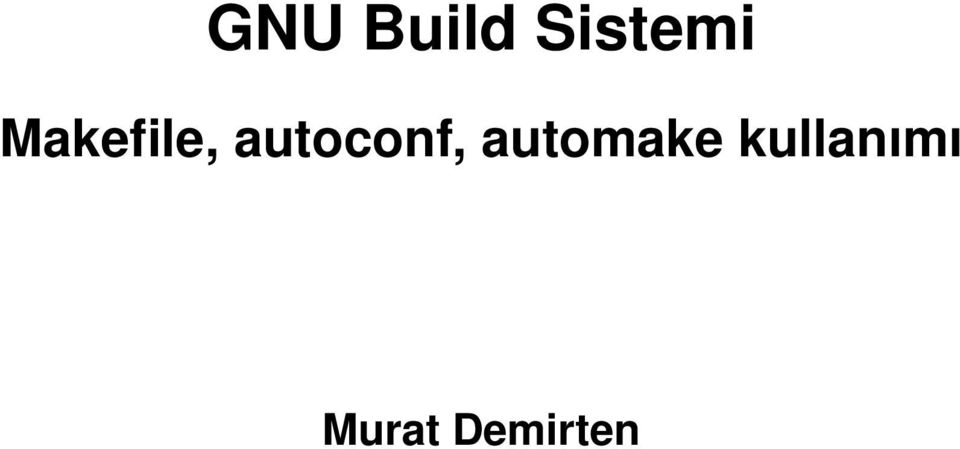 autoconf,