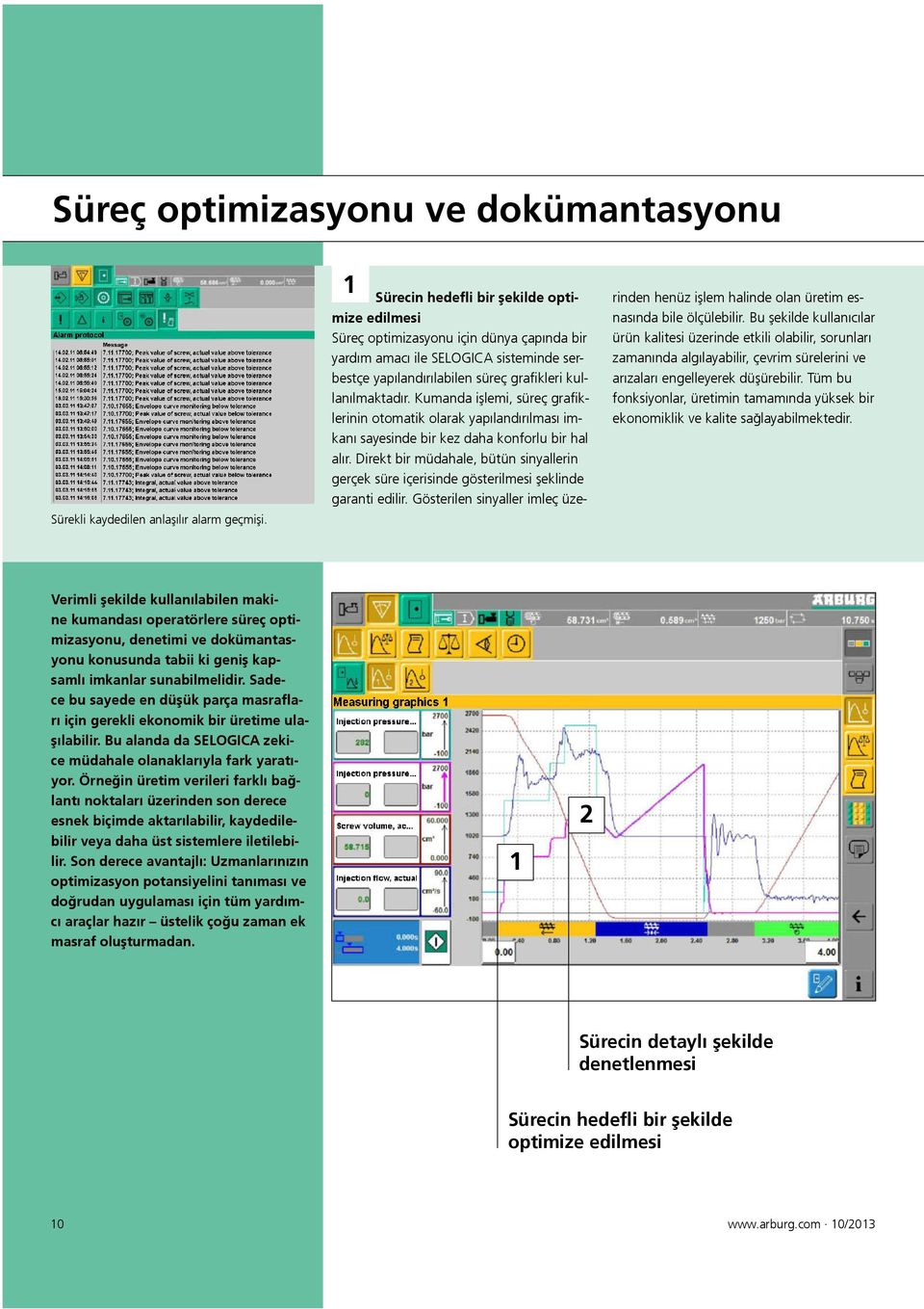 Kumanda işlemi, süreç grafiklerinin otomatik olarak yapılandırılması imkanı sayesinde bir kez daha konforlu bir hal alır.