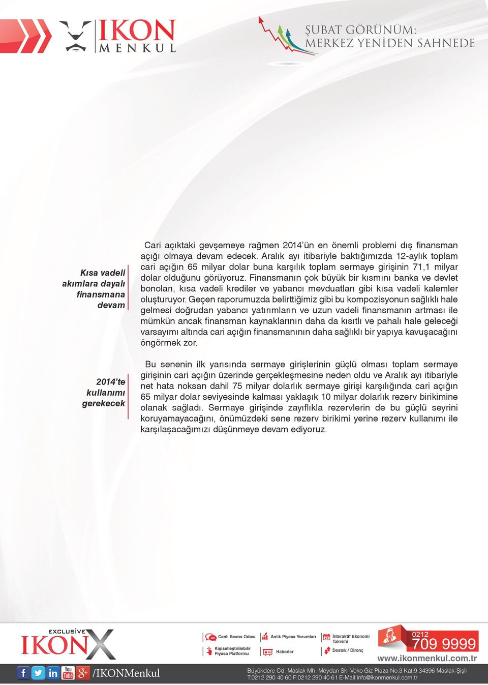 Finansmanın çok büyük bir kısmını banka ve devlet bonoları, kısa vadeli krediler ve yabancı mevduatları gibi kısa vadeli kalemler oluşturuyor.