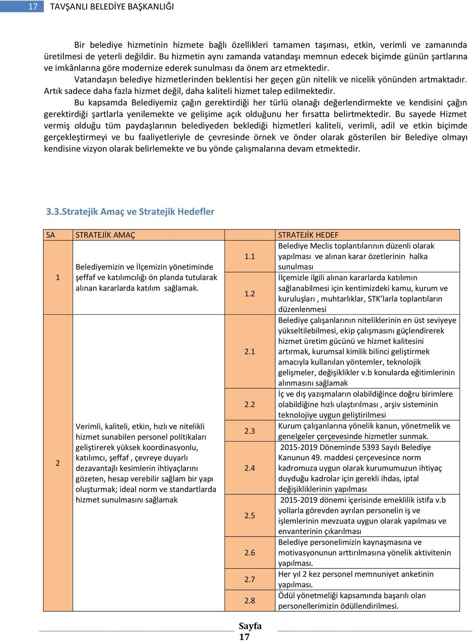 Vatandaşın belediye hizmetlerinden beklentisi her geçen gün nitelik ve nicelik yönünden artmaktadır. Artık sadece daha fazla hizmet değil, daha kaliteli hizmet talep edilmektedir.