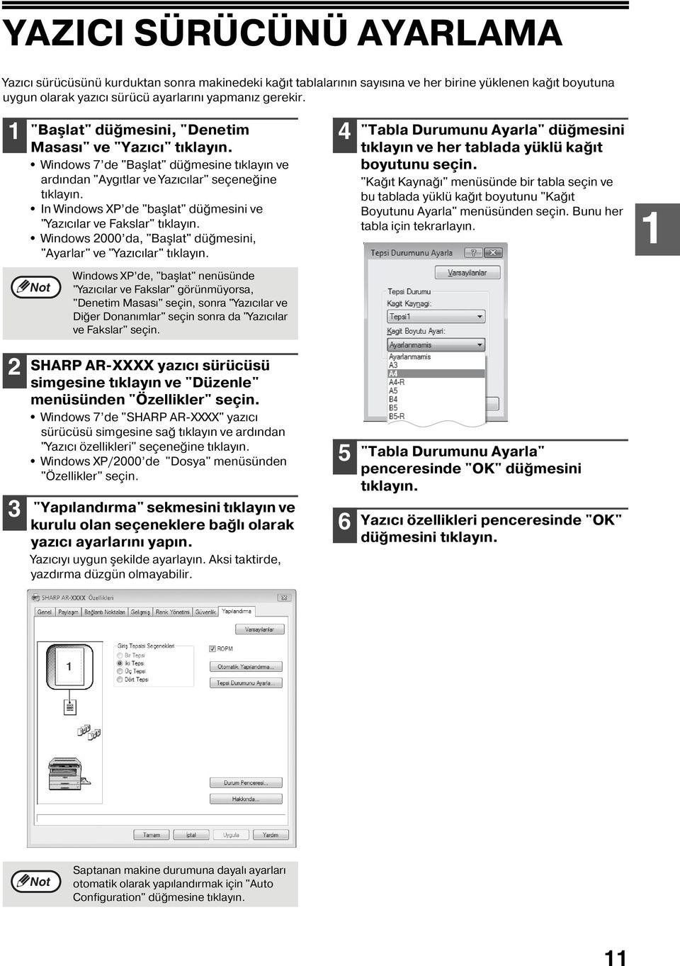 In Windows XP de "başlat" düğmesini ve "Yazıcılar ve Fakslar" tıklayın. Windows 000 da, "Başlat" düğmesini, "Ayarlar" ve "Yazıcılar" tıklayın.