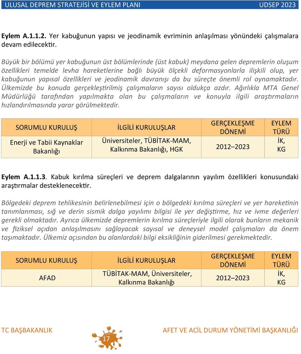 Depremler uzun dönemlerde (dakikalardan, yıllara kadar) uzaysal ve zamansal yerkabuğu deformasyonlarının sonucu fay zonları civarındaki gerilme alanlarının anlık olarak boşalmasıyla meydana