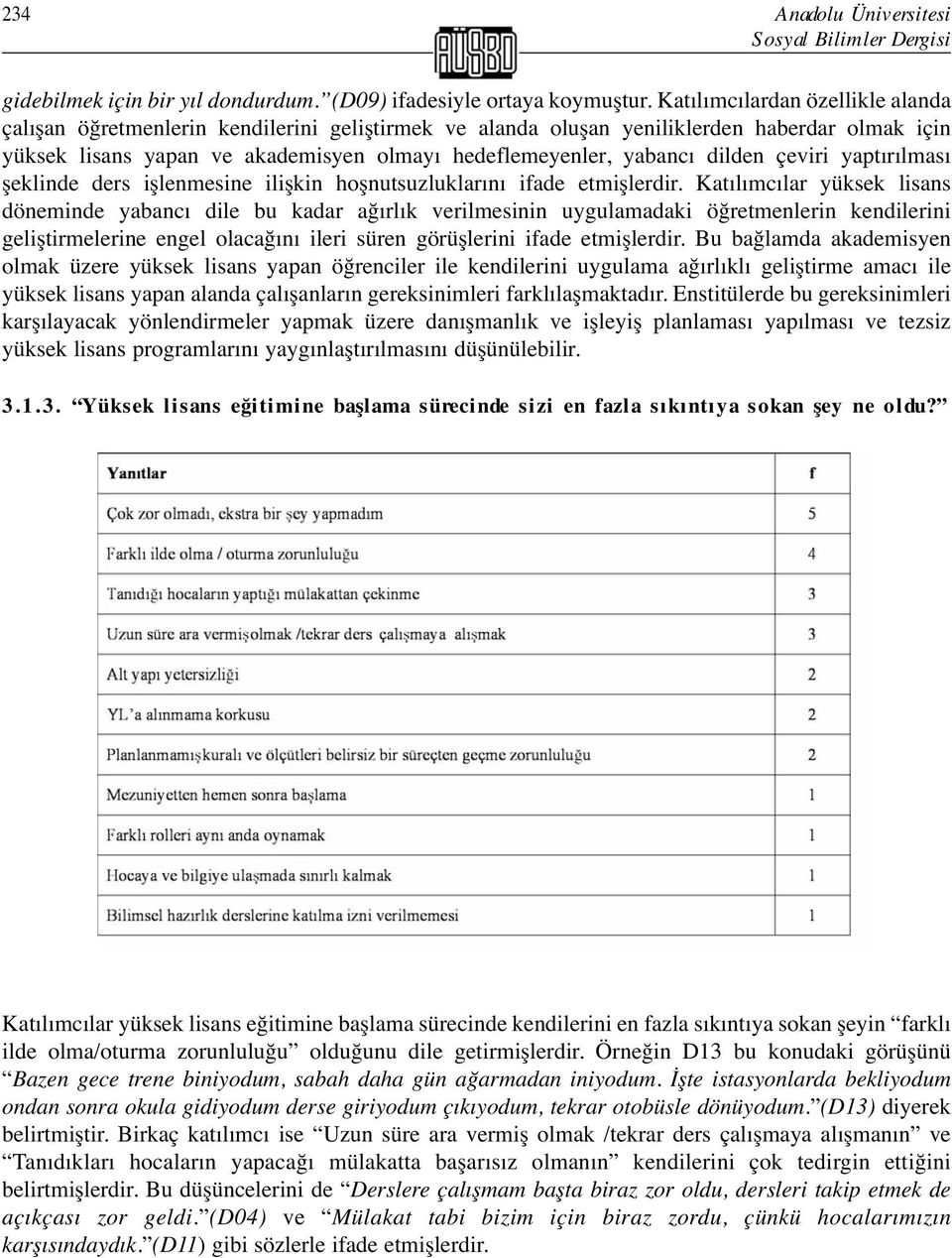 dilden çeviri yaptırılması şeklinde ders işlenmesine ilişkin hoşnutsuzluklarını ifade etmişlerdir.