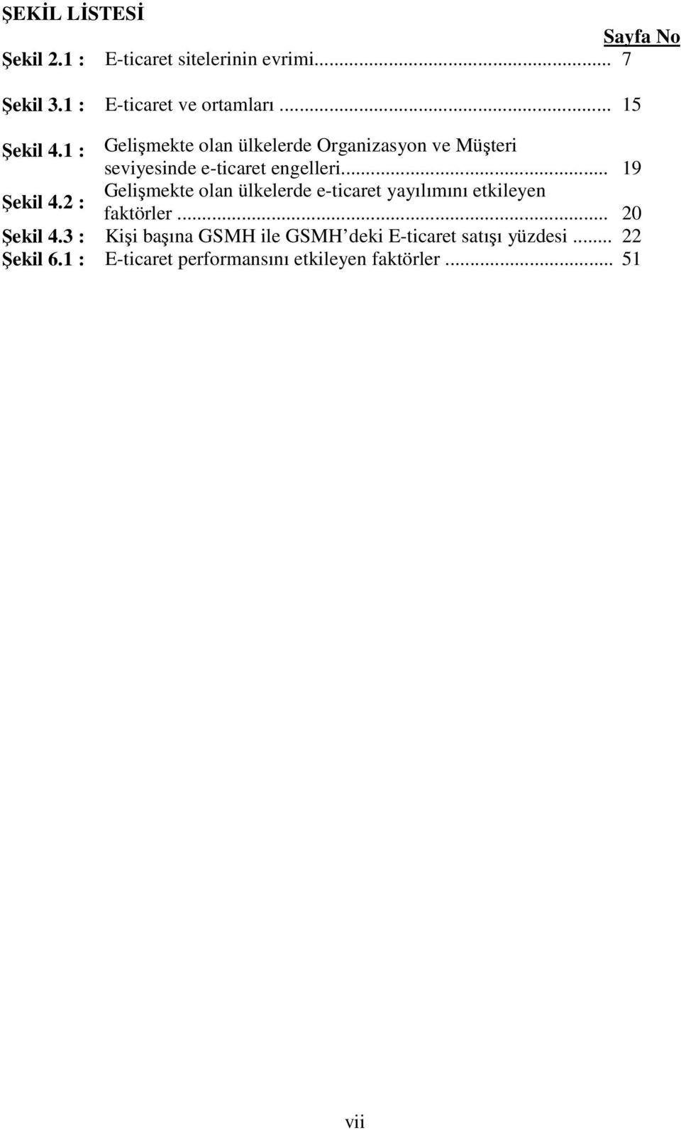 .. 19 Şekil 4.2 : Gelişmekte olan ülkelerde e-ticaret yayılımını etkileyen faktörler... 20 Şekil 4.