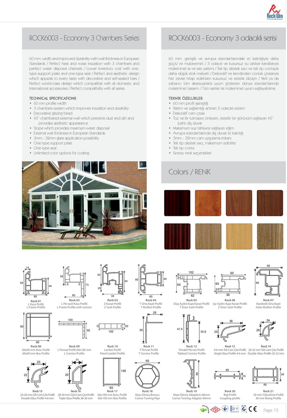 support plate and one-type seal / Perfect and aesthetic design which appeals to every taste with decorative and self-sealed bars / Perfect world-class design which compatible with all domestic and