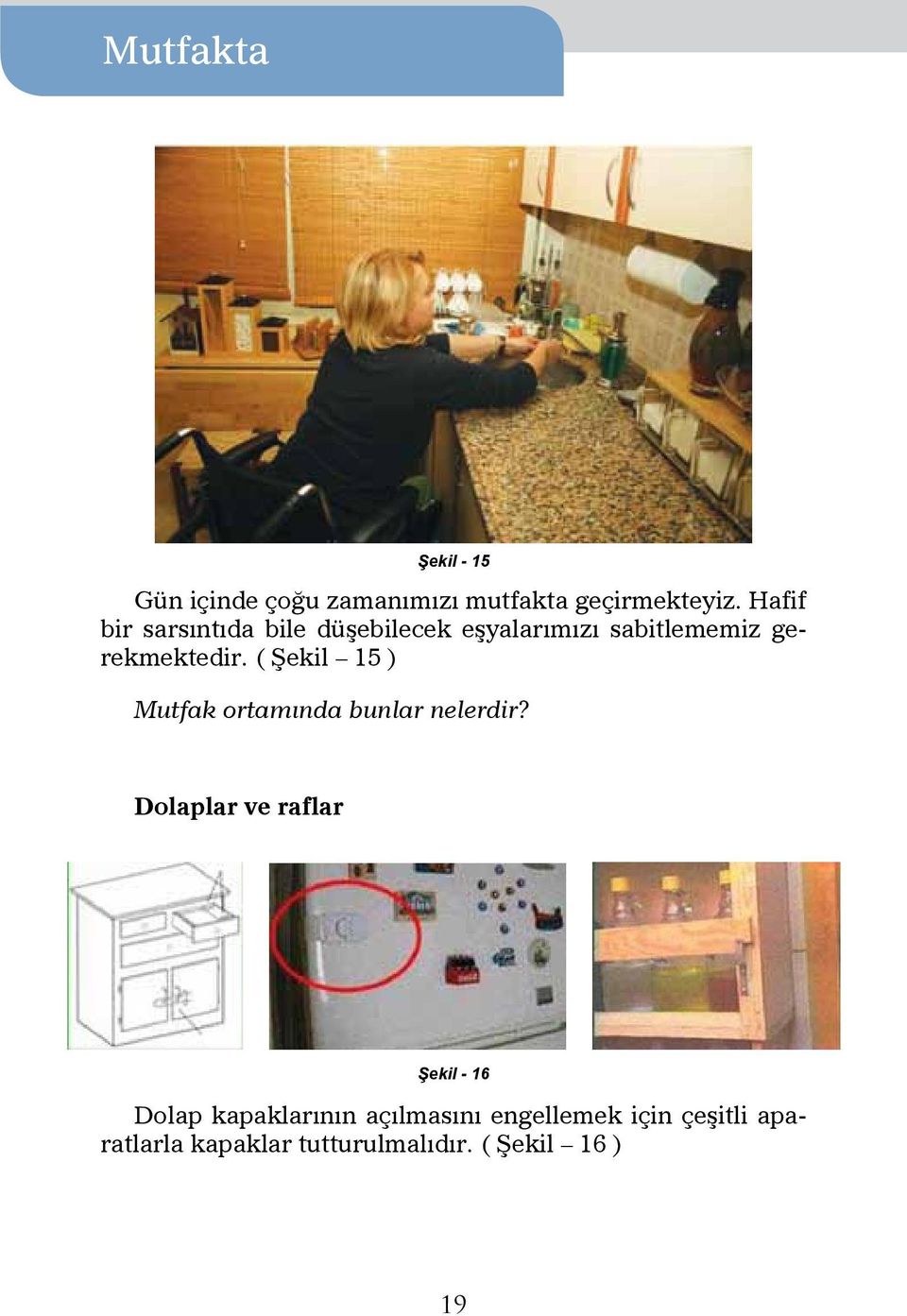 ( Şekil 15 ) Mutfak ortamında bunlar nelerdir?