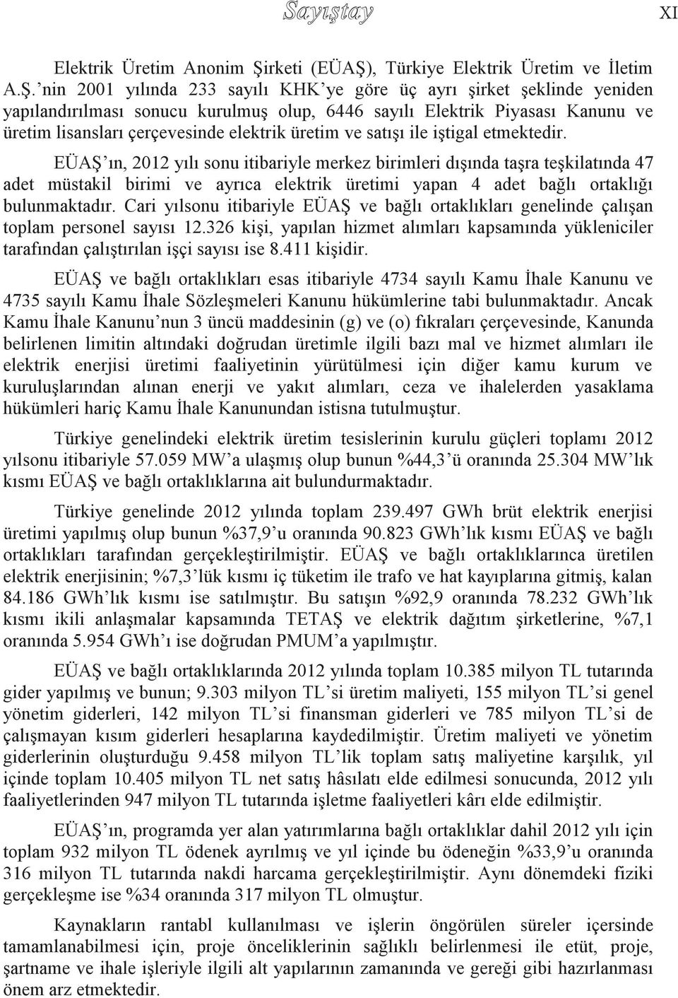 , Türkiye Elektrik Üretim ve İletim A.Ş.