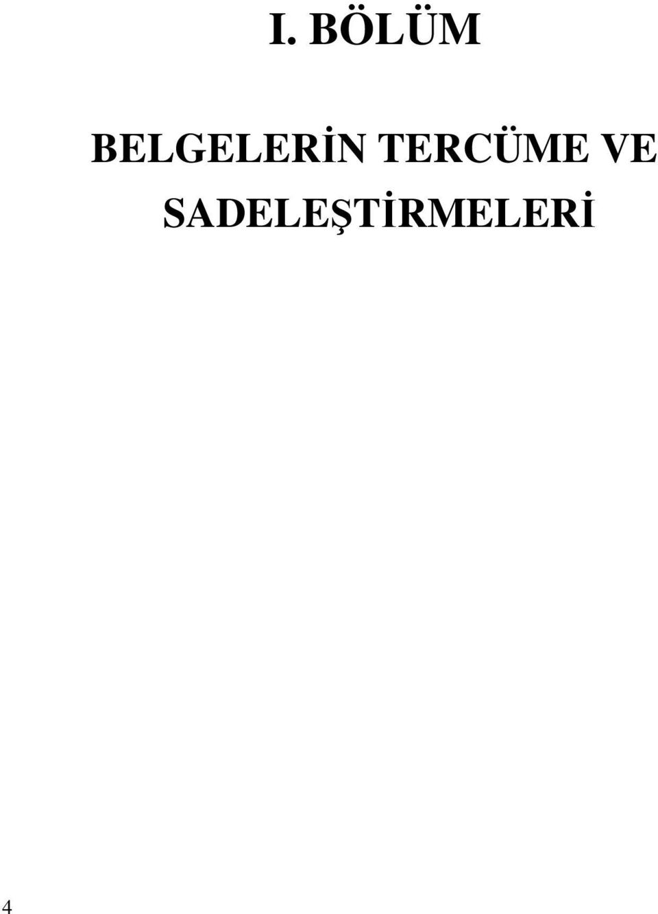 TERCÜME VE