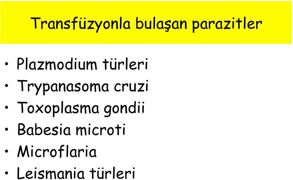 cruzi Toxoplasma gondii Babesia