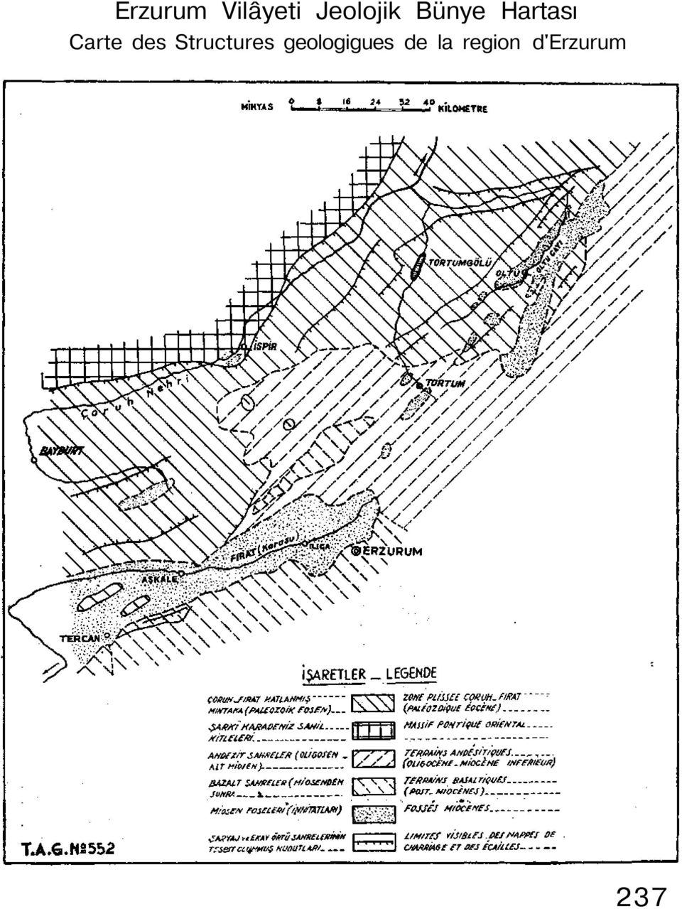 Carte des Structures