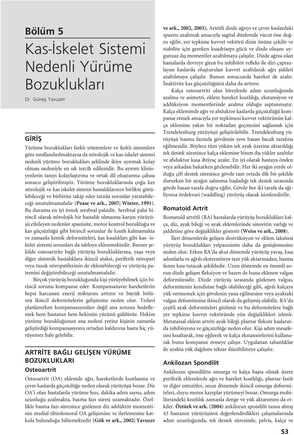 olmas nedeniyle en s k tercih edilenidir. Bu ay r m klinisyenlerin tan y kolaylaflt rma ve ortak dil oluflturma çabas sonucu gelifltirilmifltir.