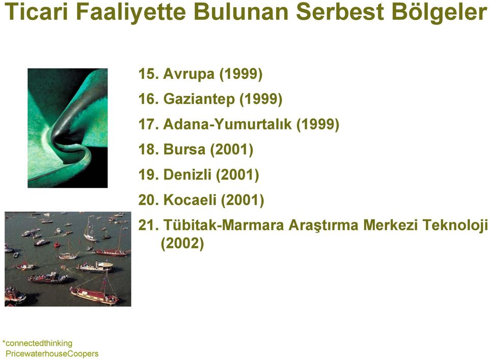 Adana-Yumurtalık (1999) 18. Bursa (2001) 19.