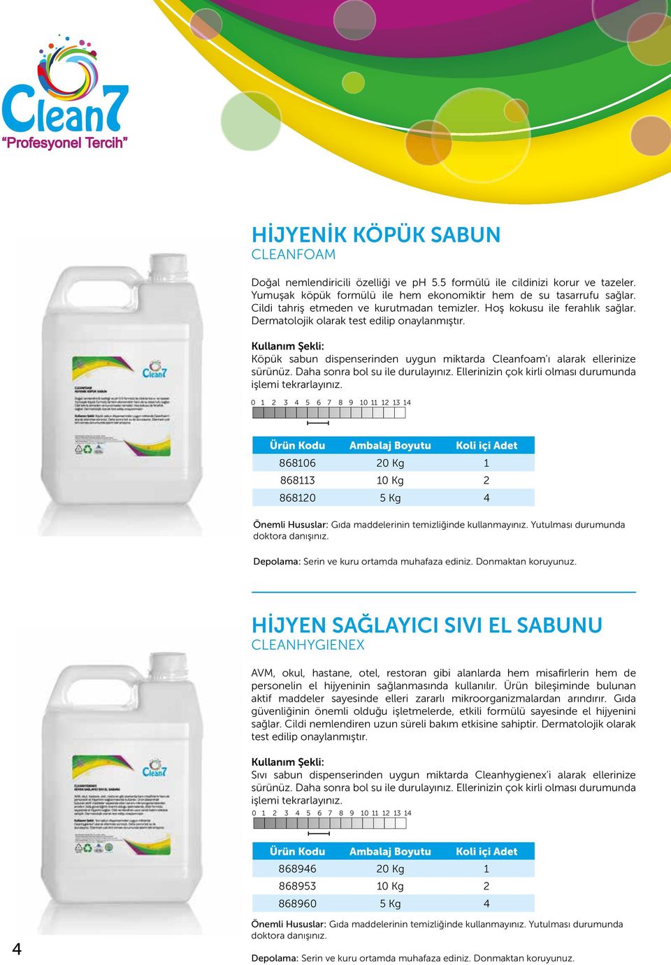 Kullanım Şekli: Köpük sabun dispenserinden uygun miktarda Cleanfoam ı alarak ellerinize sürünüz. Daha sonra bol su ile durulayınız. Ellerinizin çok kirli olması durumunda işlemi tekrarlayınız.