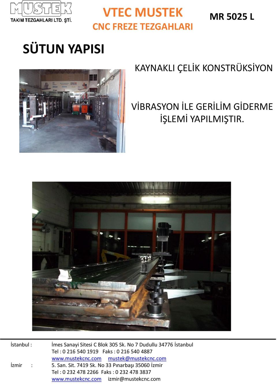 KONSTRÜKSİYON VİBRASYON