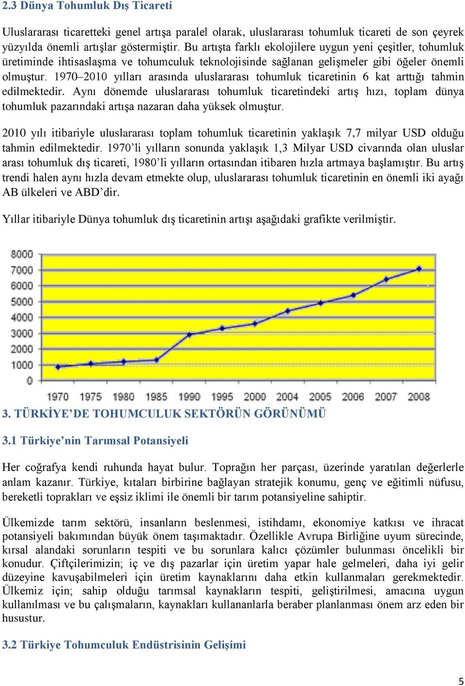 1970 2010 yılları arasında uluslararası tohumluk ticaretinin 6 kat arttığı tahmin edilmektedir.