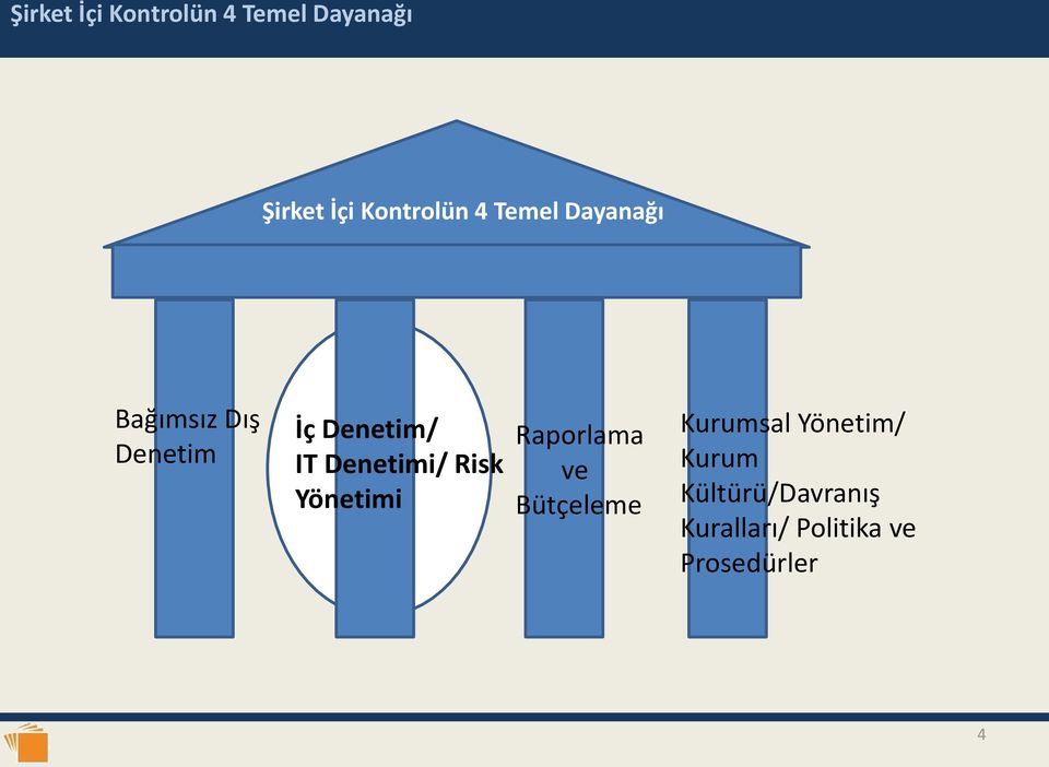 Denetimi/ Risk Yönetimi Raporlama ve Bütçeleme Kurumsal