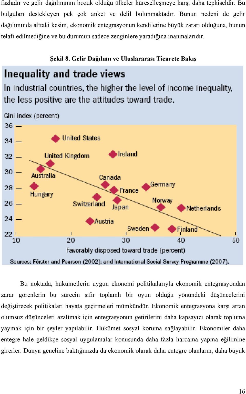 Gelir Dağılımı ve Uluslararası Ticarete Bakış Bu noktada, hükümetlerin uygun ekonomi politikalarıyla ekonomik entegrasyondan zarar görenlerin bu sürecin sıfır toplamlı bir oyun olduğu yönündeki