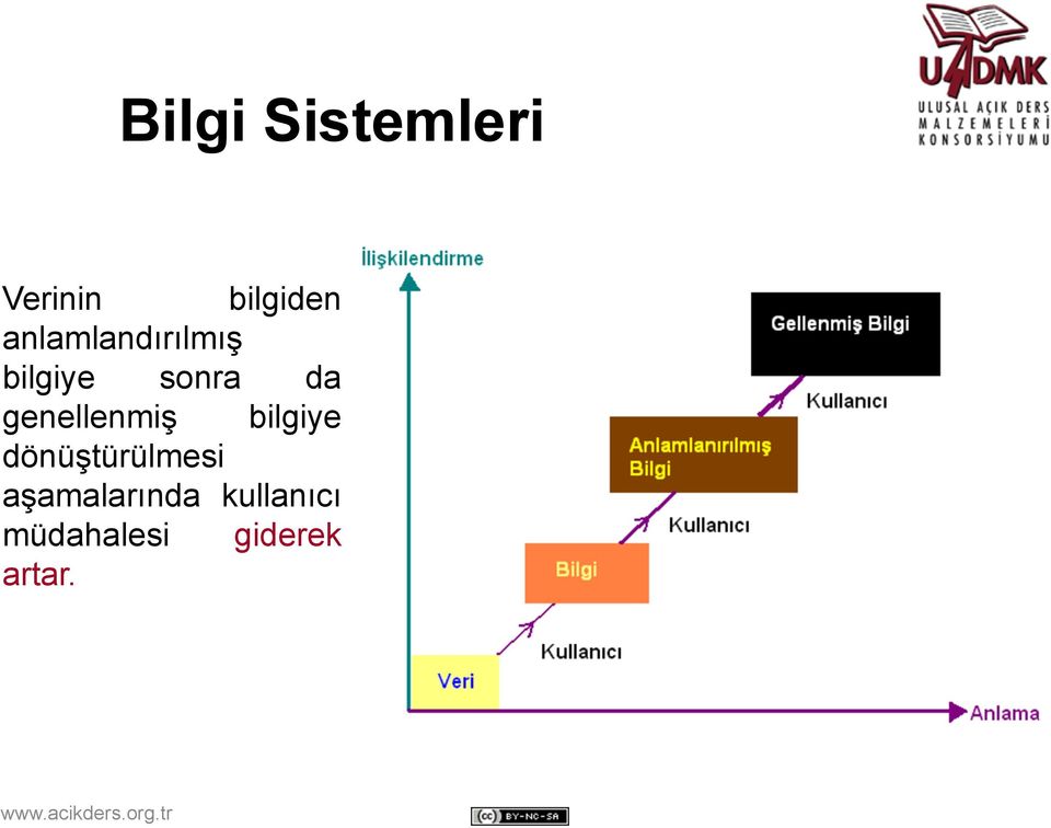 genellenmiş bilgiye dönüştürülmesi