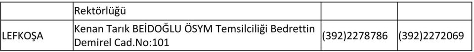 Temsilciliği Bedrettin