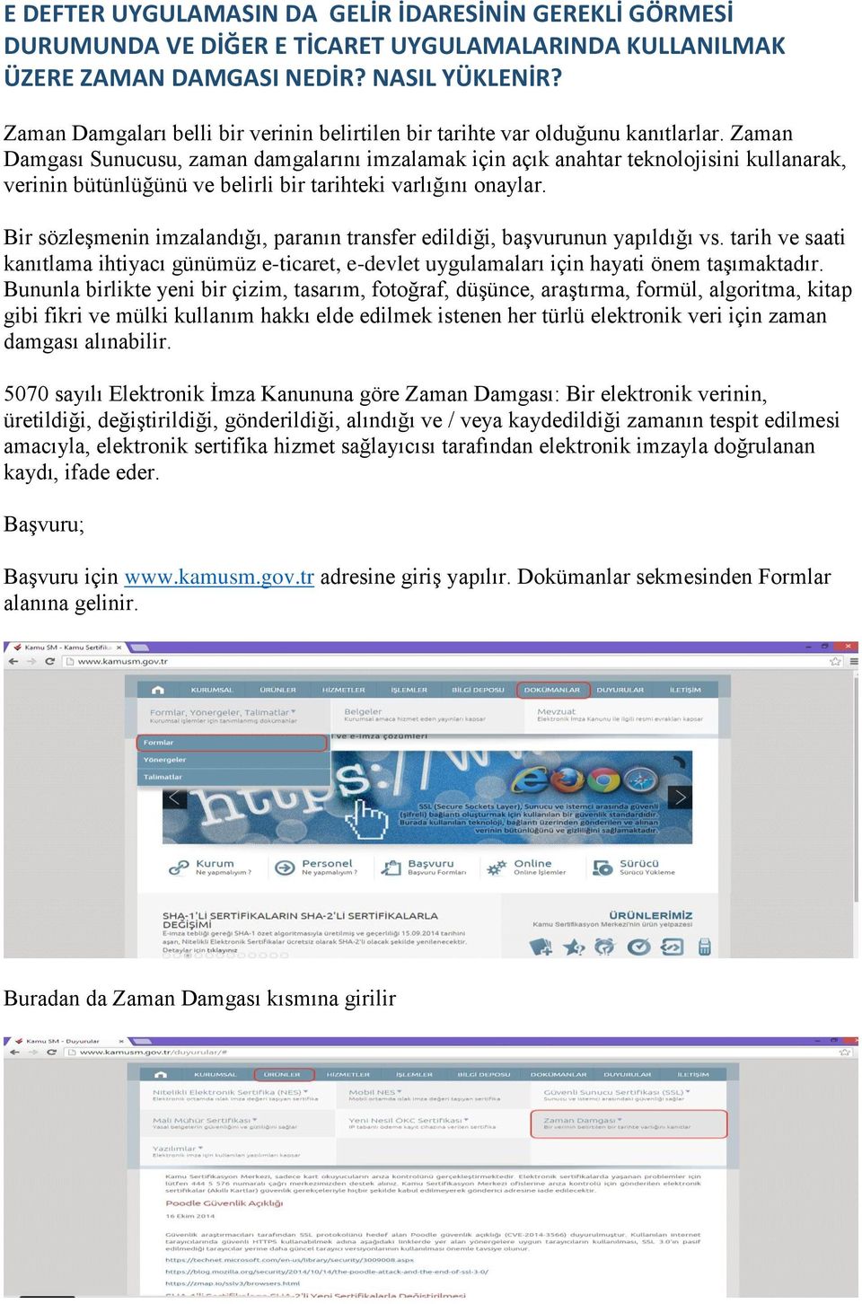 Zaman Damgası Sunucusu, zaman damgalarını imzalamak için açık anahtar teknolojisini kullanarak, verinin bütünlüğünü ve belirli bir tarihteki varlığını onaylar.