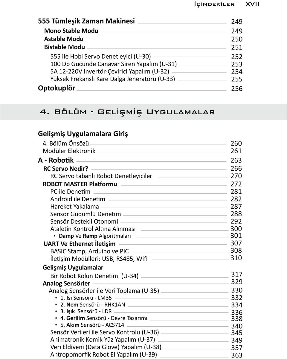 Bölüm Önsözü Modüler Elektronik A - Robo k RC Servo Nedir?