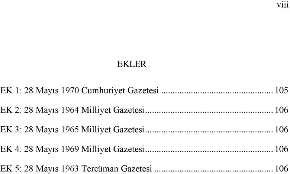 .. 106 EK 3: 28 Mayıs 1965 Milliyet Gazetesi.