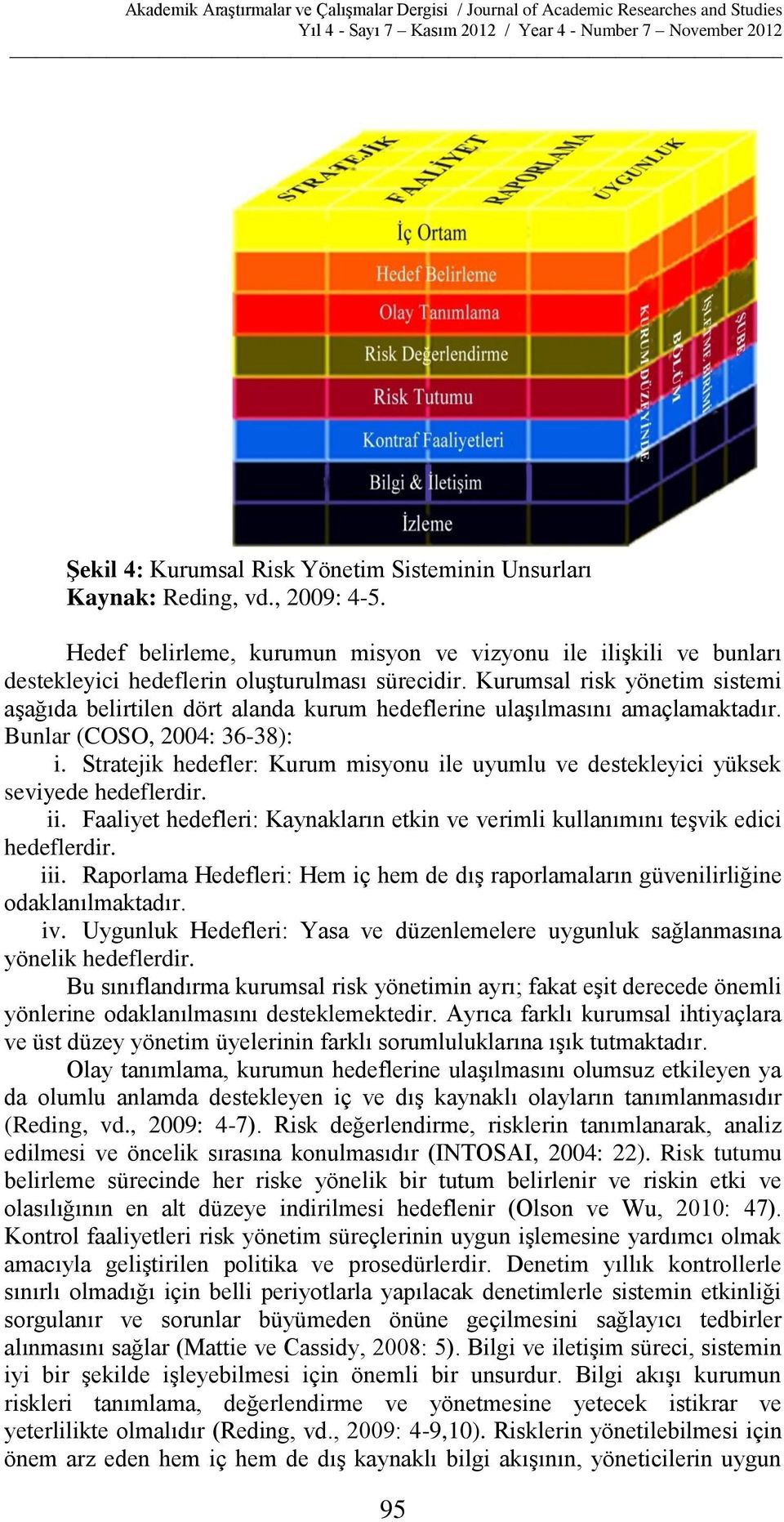 Stratejik hedefler: Kurum misyonu ile uyumlu ve destekleyici yüksek seviyede hedeflerdir. ii. Faaliyet hedefleri: Kaynakların etkin ve verimli kullanımını teşvik edici hedeflerdir. iii.