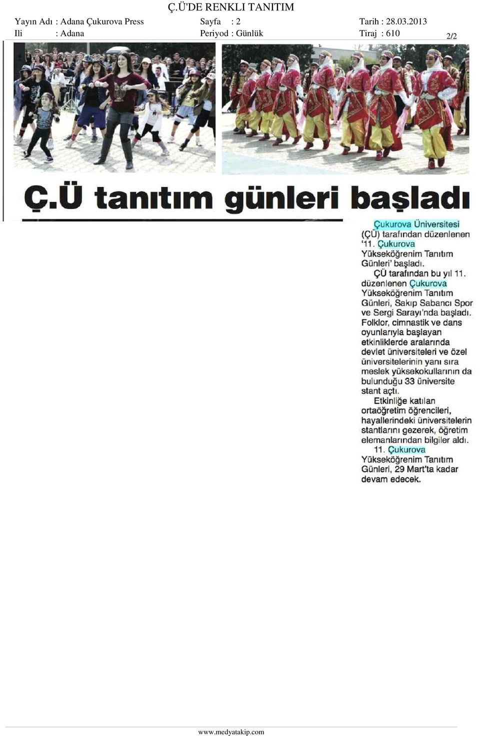 Sayfa : 2 Ili : Adana