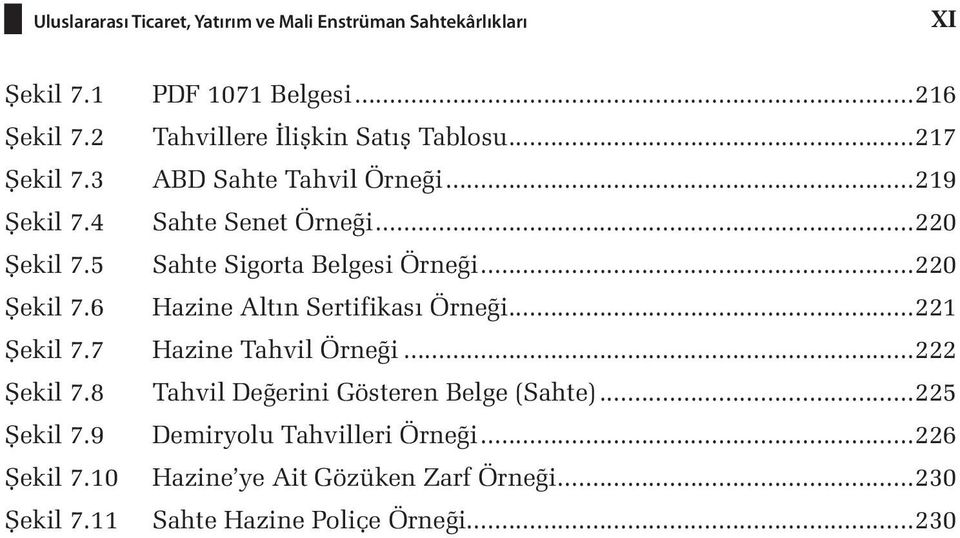 ..219 Sahte Senet Örneği...220 Sahte Sigorta Belgesi Örneği...220 Hazine Altın Sertifikası Örneği...221 Hazine Tahvil Örneği.