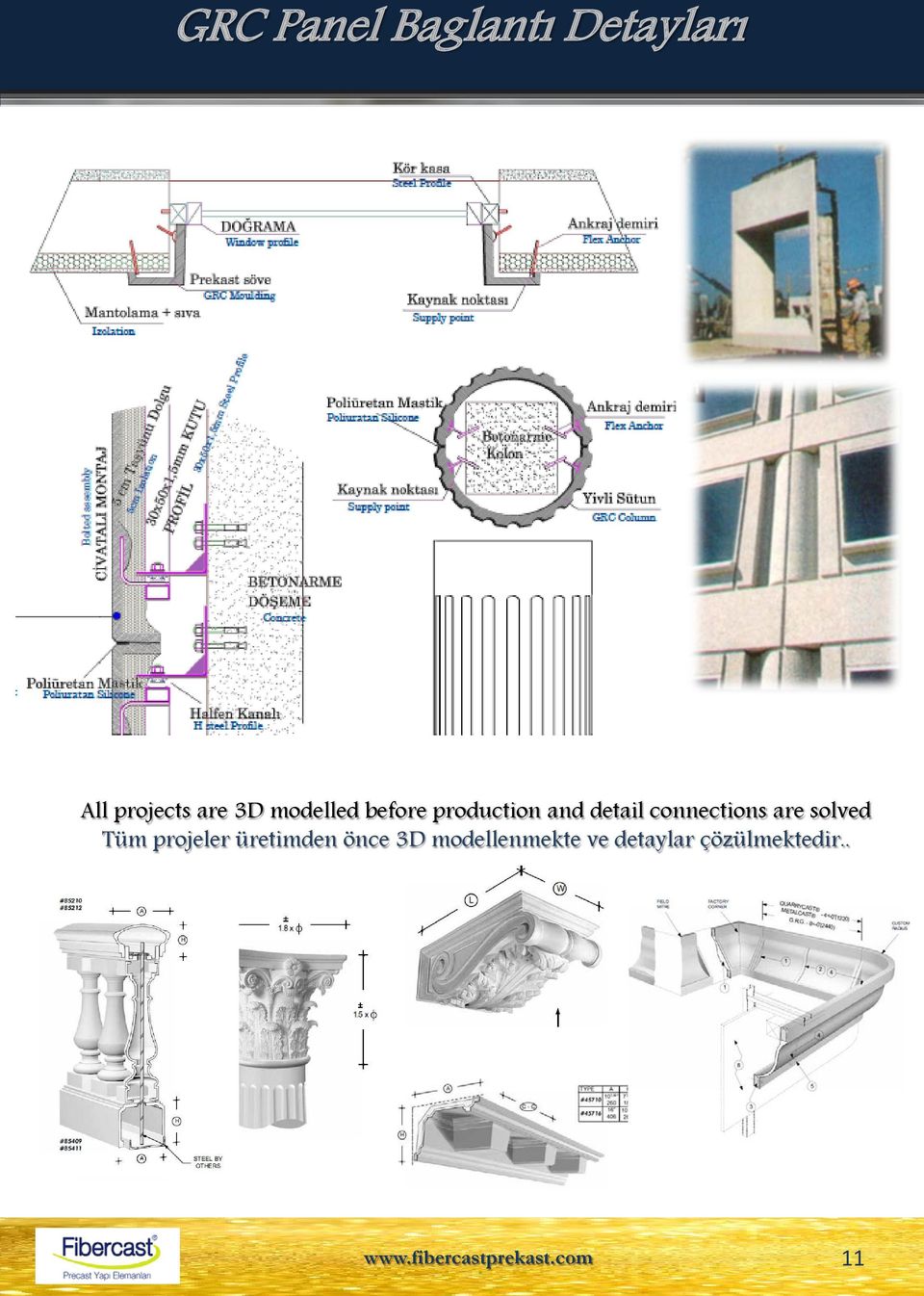 and detail connections are