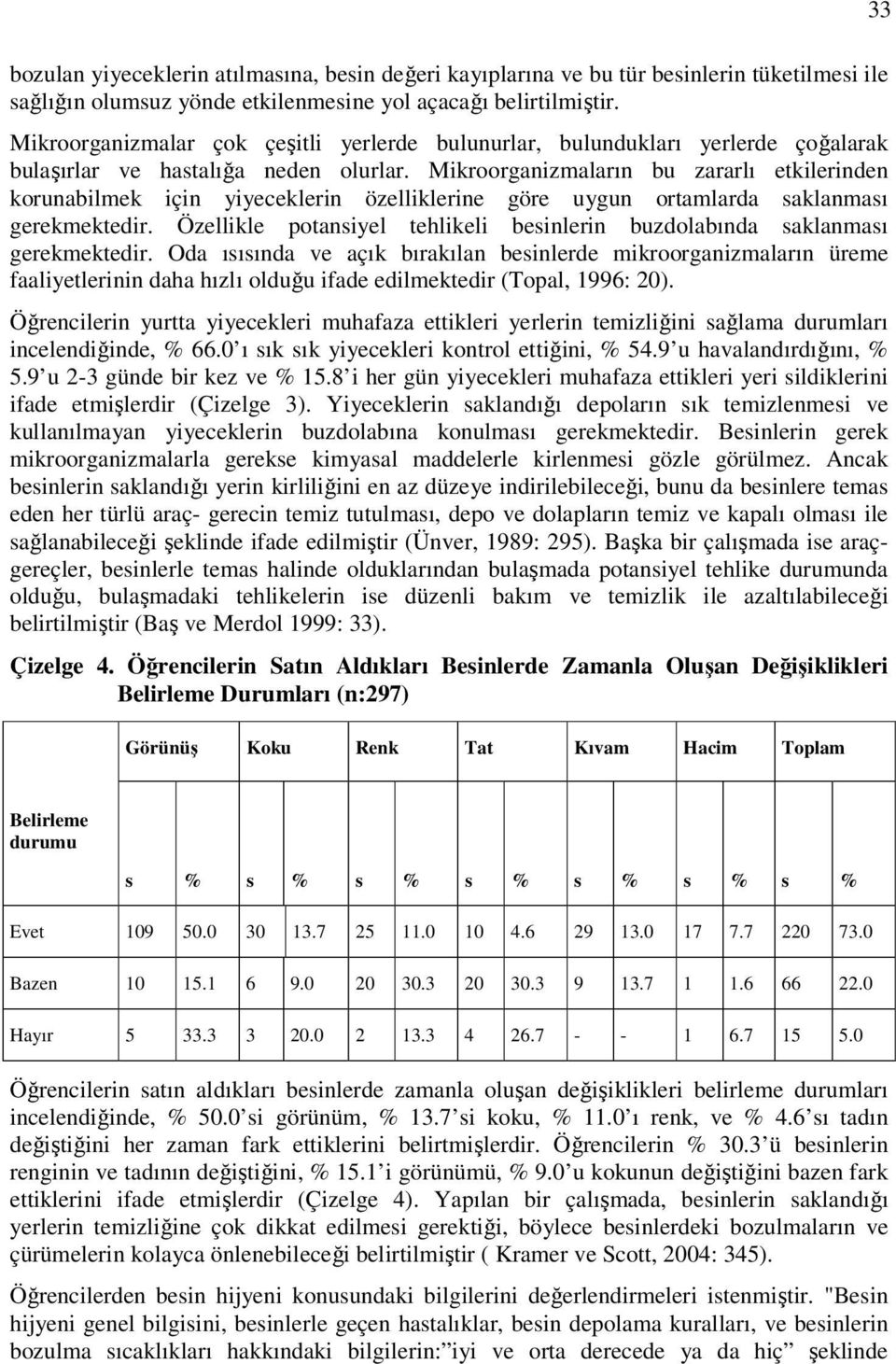 Mikroorganizmaların bu zararlı etkilerinden korunabilmek için yiyeceklerin özelliklerine göre uygun ortamlarda saklanması gerekmektedir.