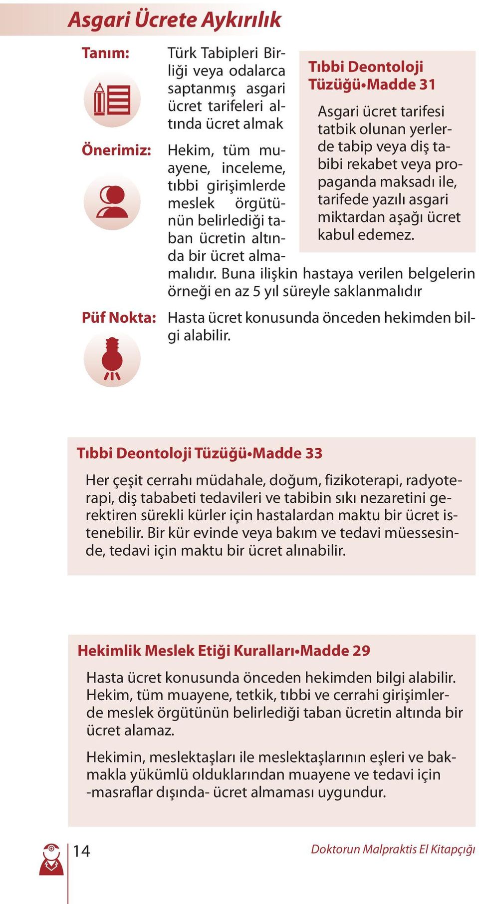 meslek örgütünün belirlediği taban ücretin altında bir ücret almamalıdır.