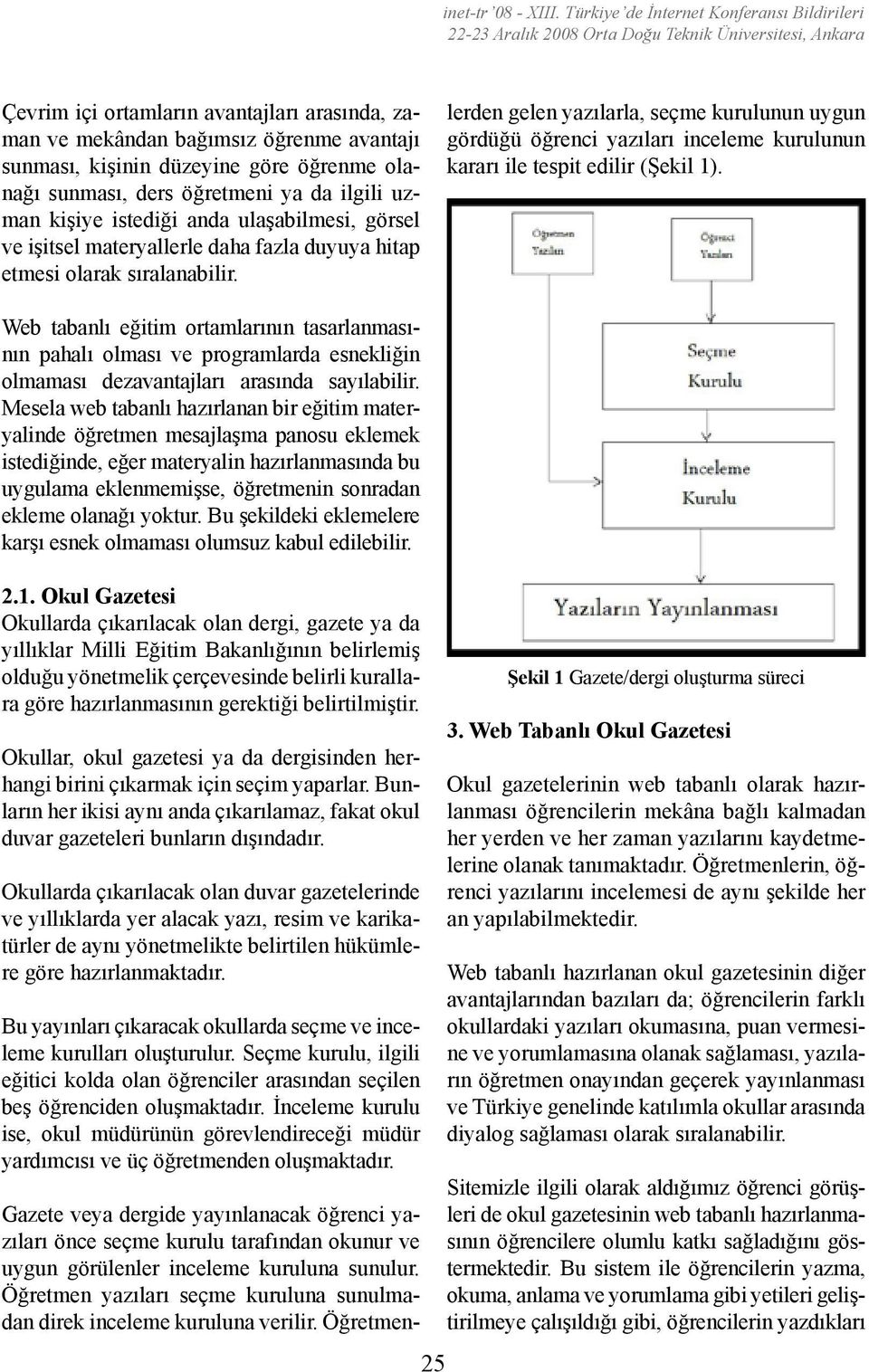 Gazete veya dergide yayınlanacak öğrenci yazıları önce seçme kurulu tarafından okunur ve uygun görülenler inceleme kuruluna sunulur.