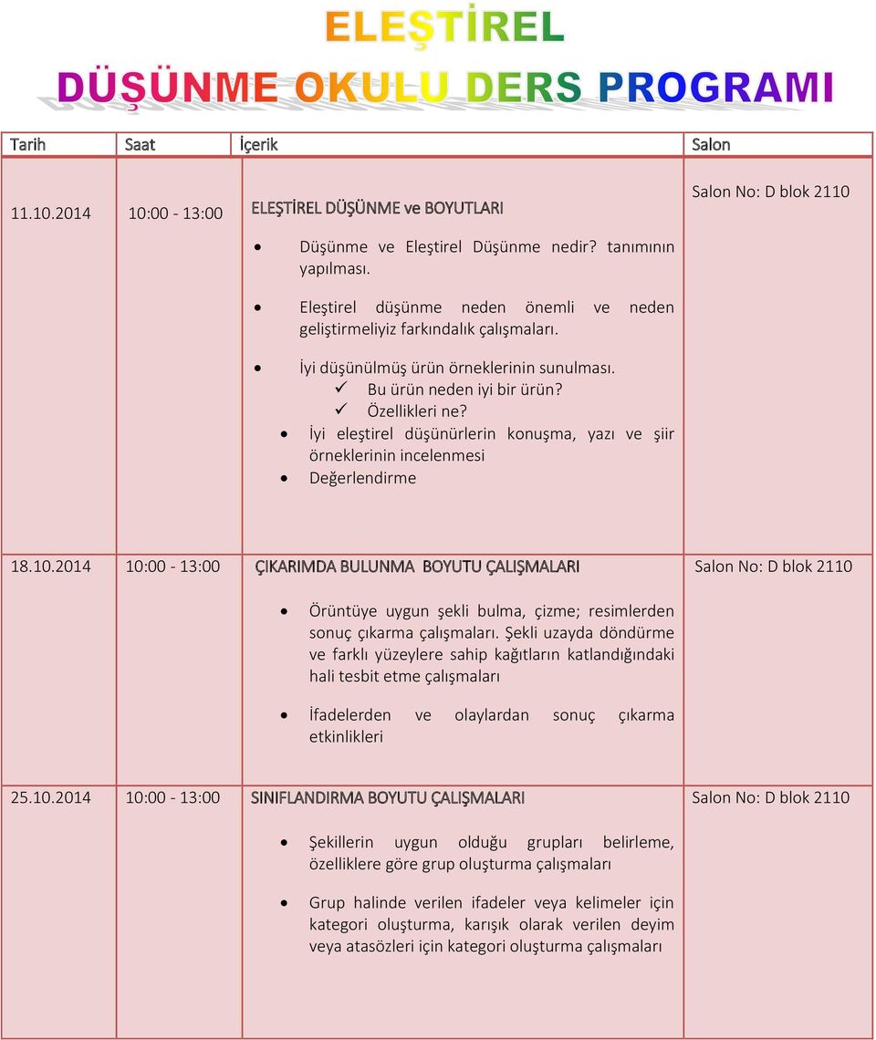 İyi eleştirel düşünürlerin konuşma, yazı ve şiir örneklerinin incelenmesi Değerlendirme 18.10.