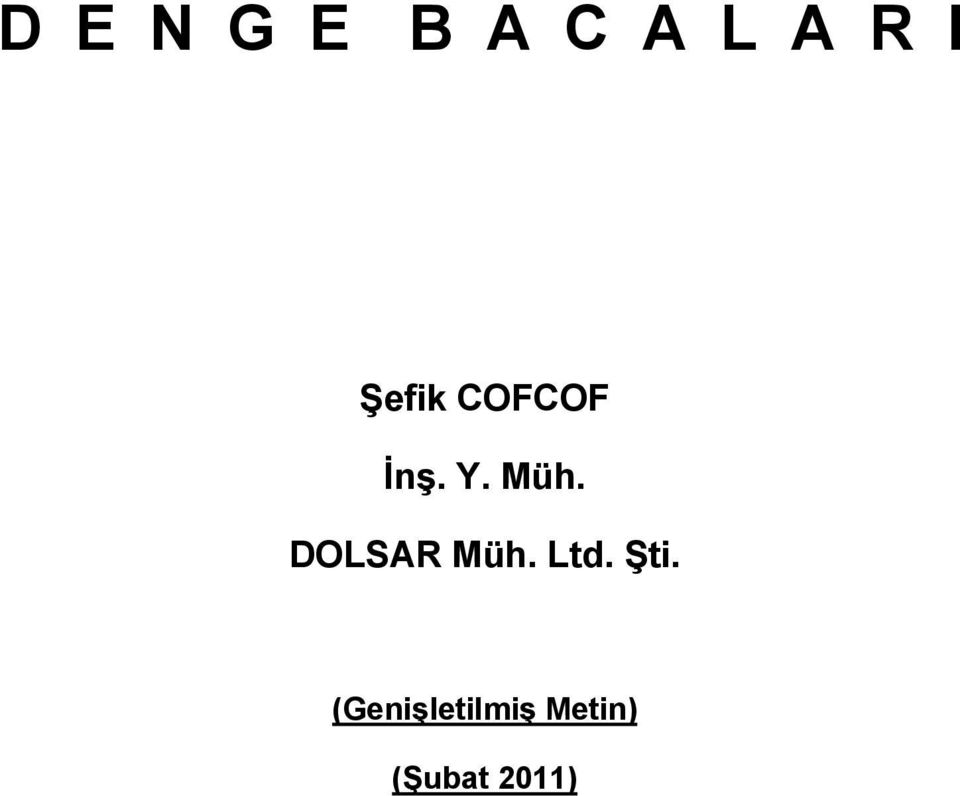 DOLSAR Müh. Ltd. Şti.