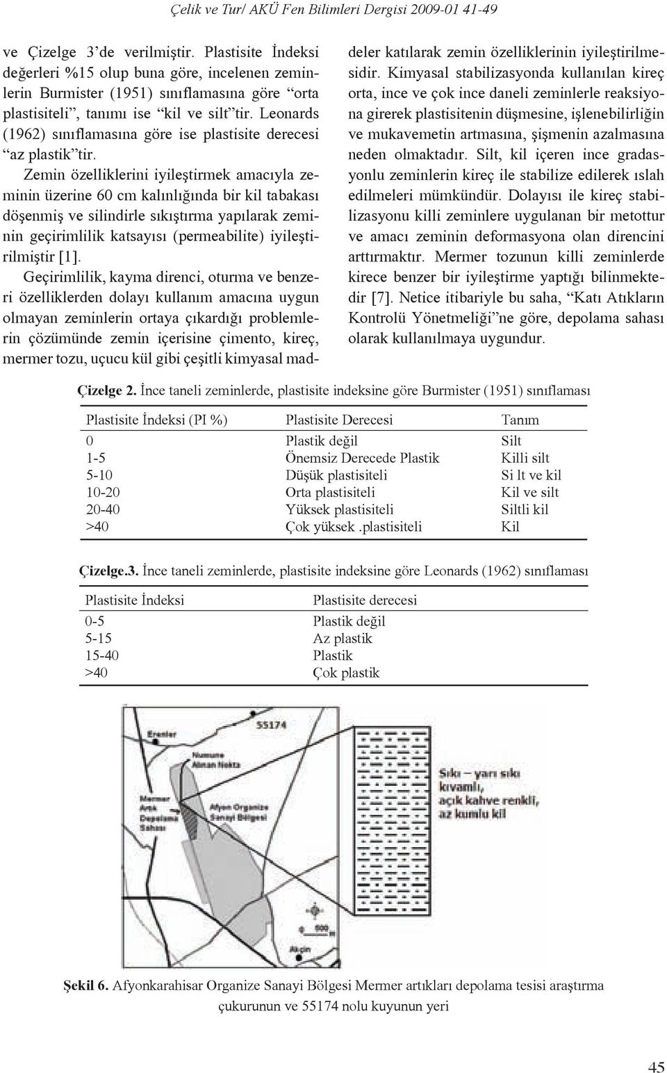 Zemin özelliklerini iyileştirmek amacıyla zeminin üzerine 60 cm kalınlığında bir kil tabakası döşenmiş ve silindirle sıkıştırma yapılarak zeminin geçirimlilik katsayısı (permeabilite)