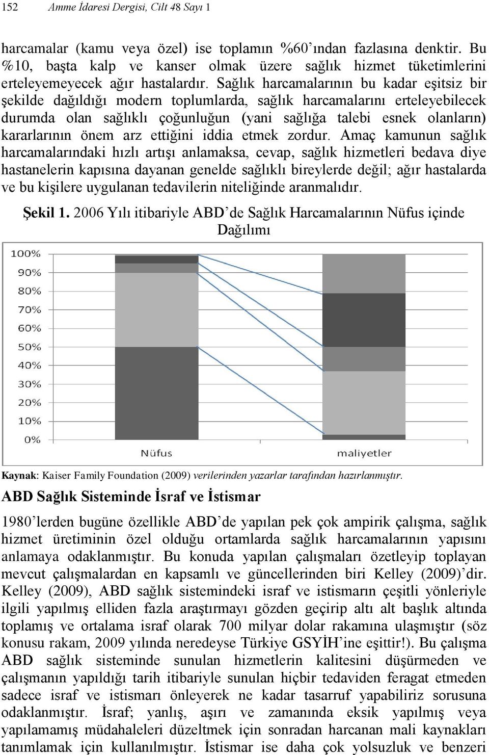 Sağlık harcamalarının bu kadar eşitsiz bir şekilde dağıldığı modern toplumlarda, sağlık harcamalarını erteleyebilecek durumda olan sağlıklı çoğunluğun (yani sağlığa talebi esnek olanların)