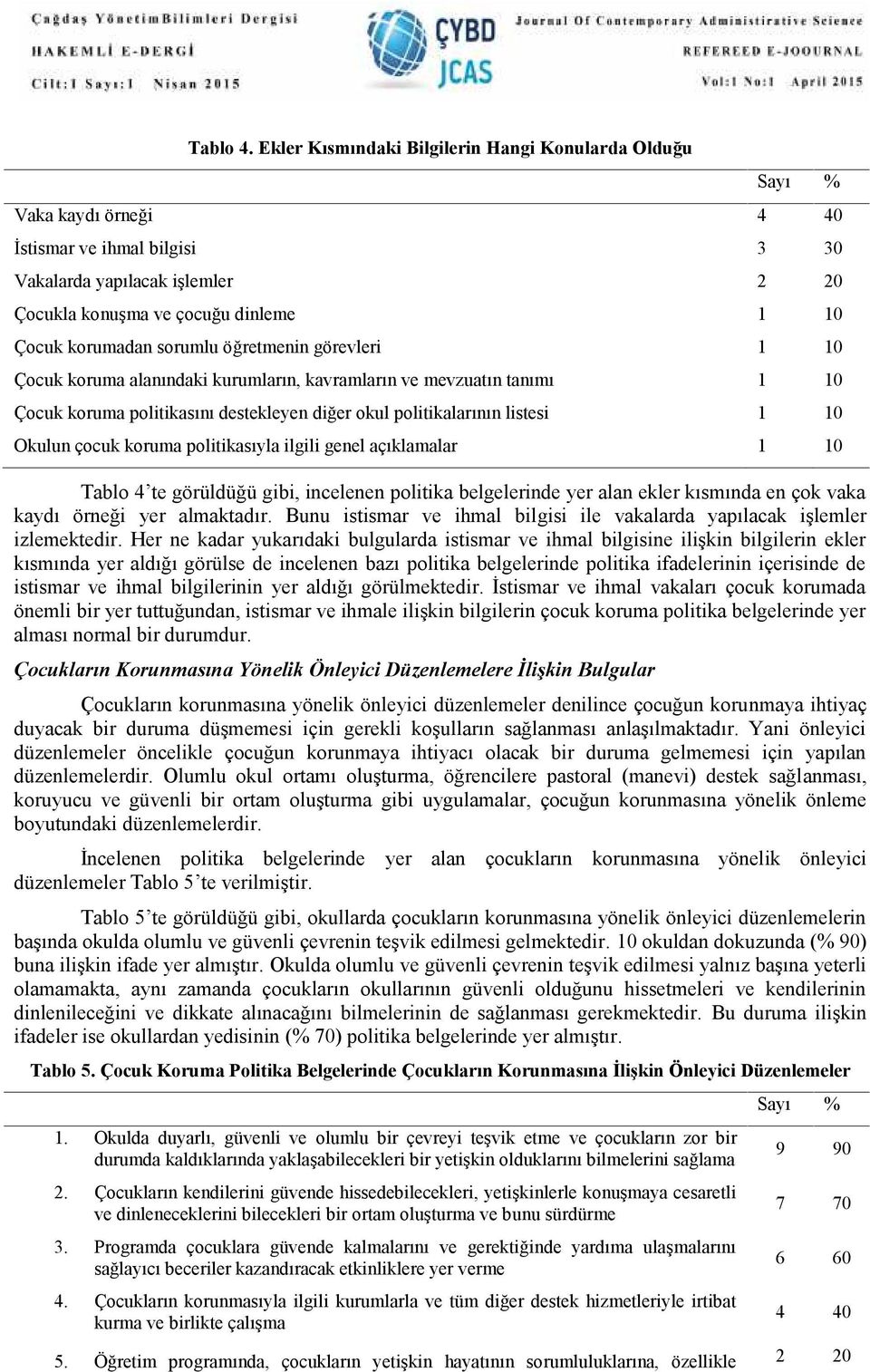 öğretmenin görevleri Çocuk koruma alanındaki kurumların, kavramların ve mevzuatın tanımı Çocuk koruma politikasını destekleyen diğer okul politikalarının listesi Okulun çocuk koruma politikasıyla