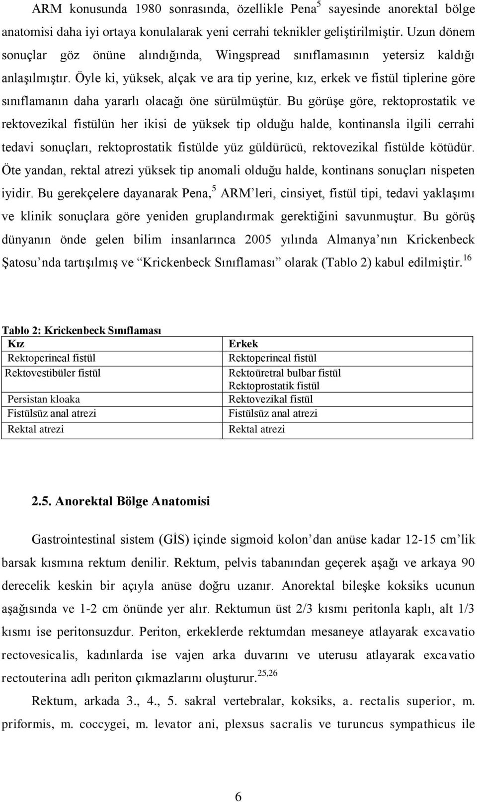 Öyle ki, yüksek, alçak ve ara tip yerine, kız, erkek ve fistül tiplerine göre sınıflamanın daha yararlı olacağı öne sürülmüştür.