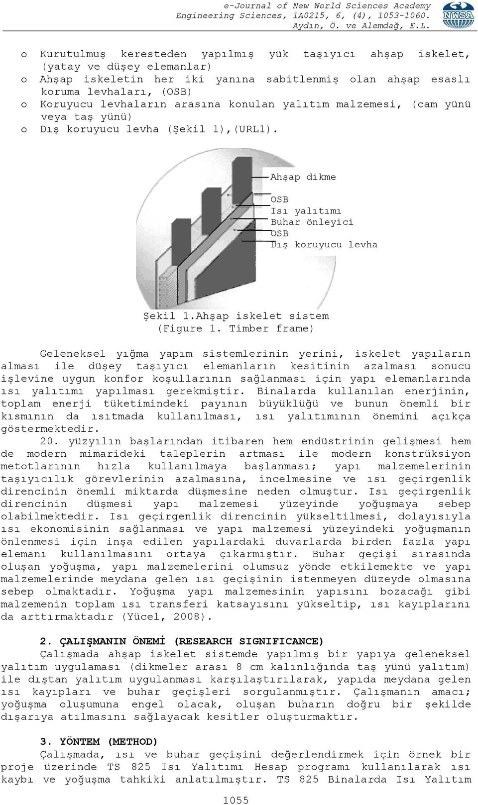 Ahşap iskelet sistem (Figure 1.