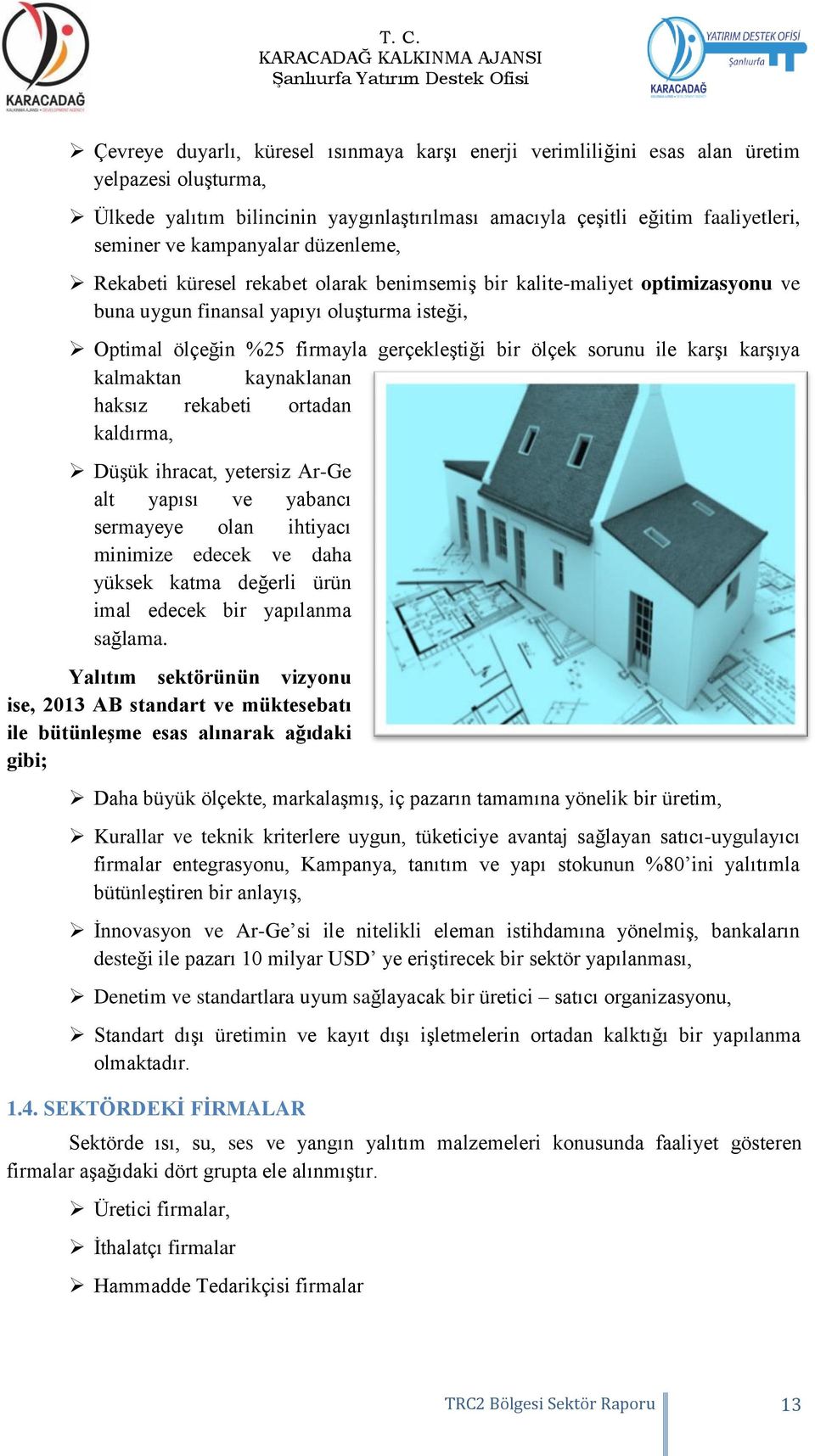 sorunu ile karşı karşıya kalmaktan kaynaklanan haksız rekabeti ortadan kaldırma, Düşük ihracat, yetersiz Ar-Ge alt yapısı ve yabancı sermayeye olan ihtiyacı minimize edecek ve daha yüksek katma