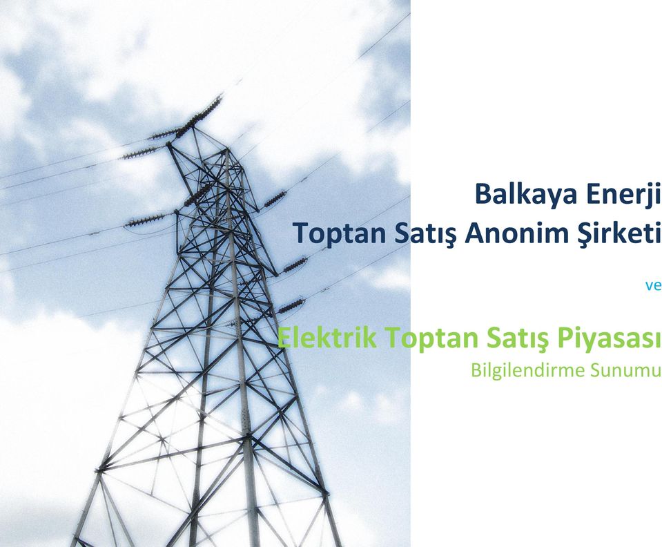 Elektrik Toptan Satış