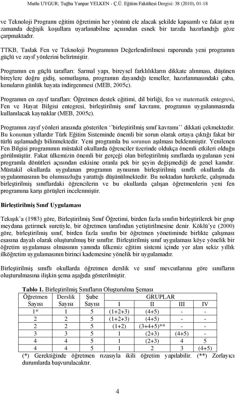 Programın en güçlü tarafları: Sarmal yapı, bireysel farklılıkların dikkate alınması, düşünen bireylere doğru gidiş, somutlaşma, programın dayandığı temeller, hazırlanmasındaki çaba, konuların günlük