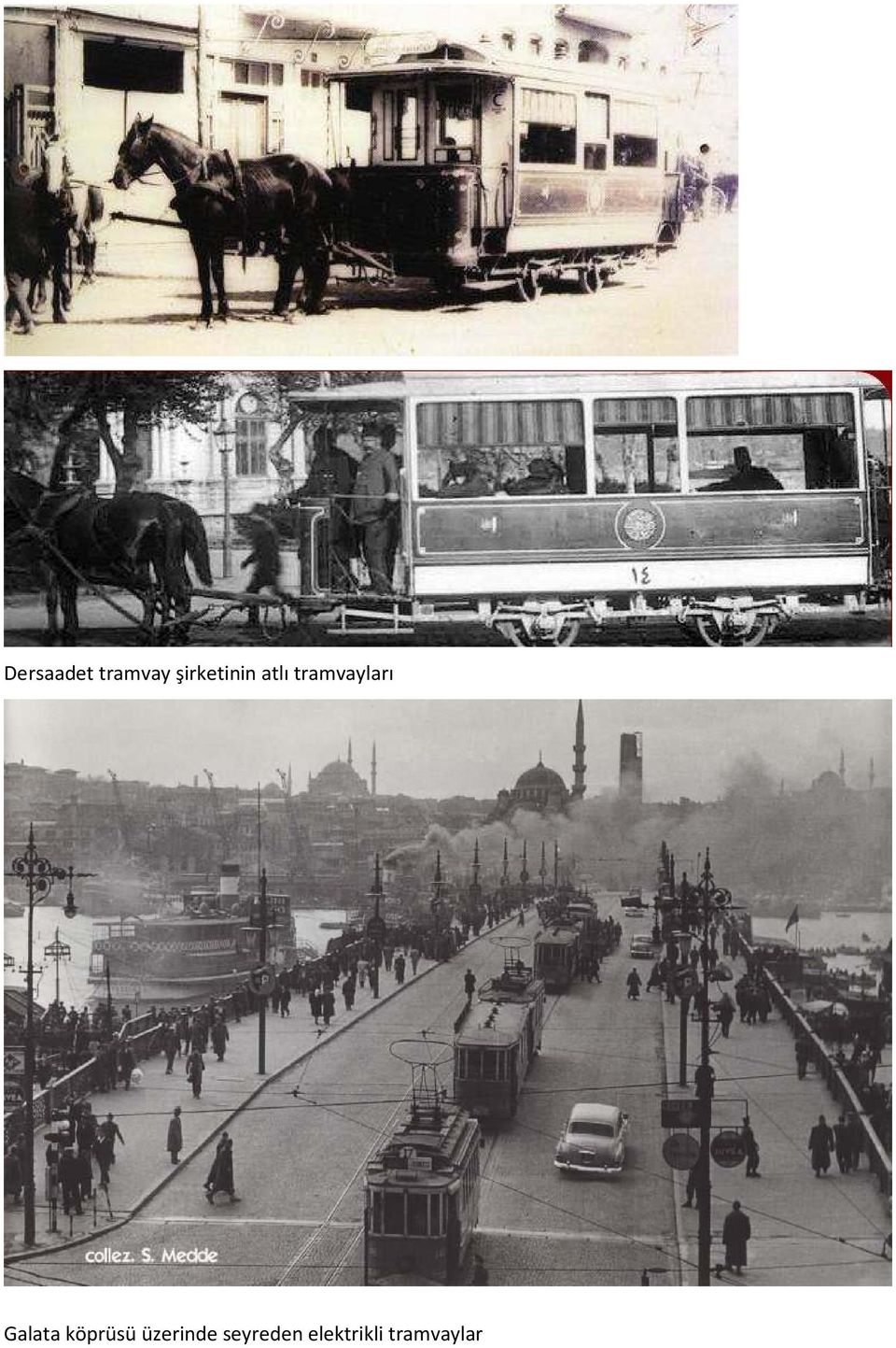 tramvayları Galata