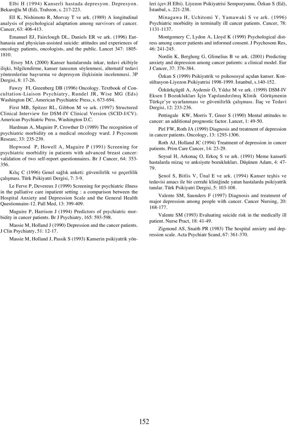 (1996) Euthanasia and physician-assisted suicide: attitudes and experiences of oncology patients, oncologists, and the public. Lancet 347: 1805-1810.